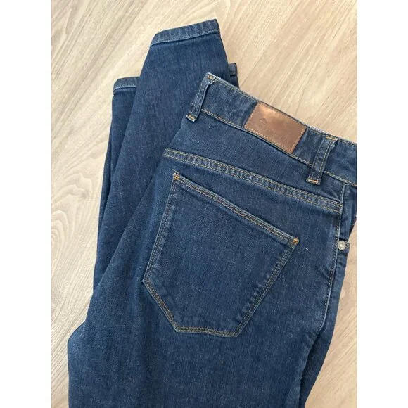 Peter Millar Mens Denim Jeans Size 34 Blue Cotton/Elastane Dark Wash